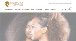 Desktop Screenshot of liquidgoldhairproducts.com